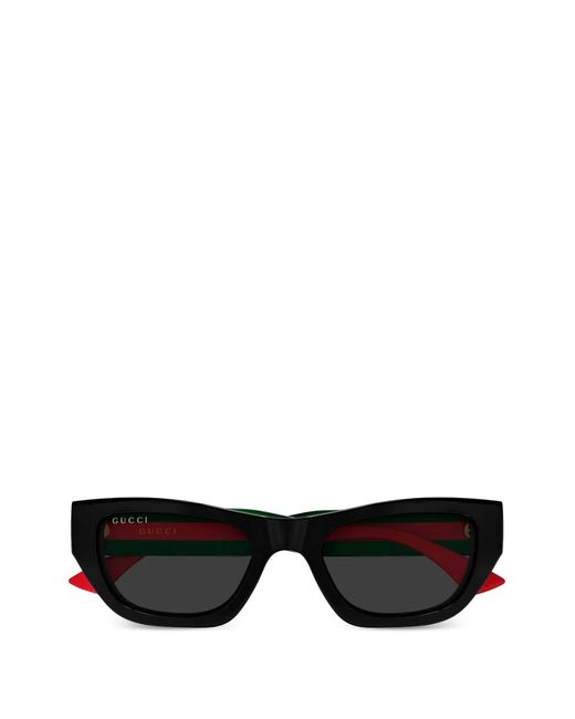 Gucci Black Stripe Logo Sunglasses