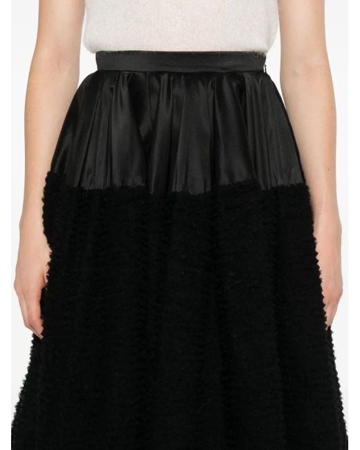Viktor & Rolf Black Circle Frilled Skirt