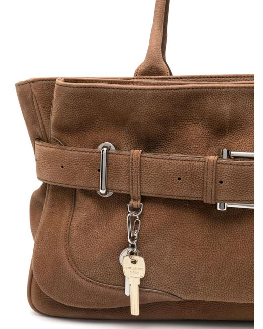 OSOI Brown Brocle Tote Bag