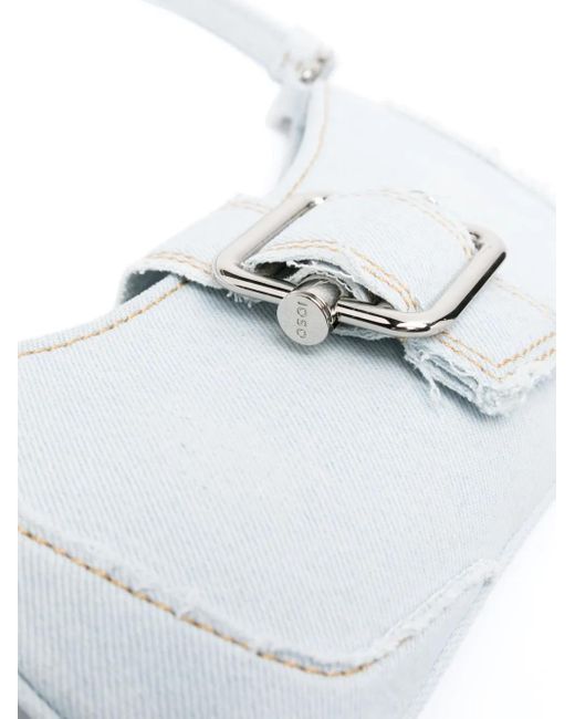 OSOI Brocle デニムショルダーバッグ S White