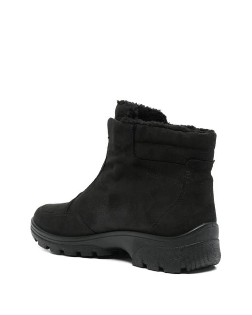 Ara Black Zip-Up Boots