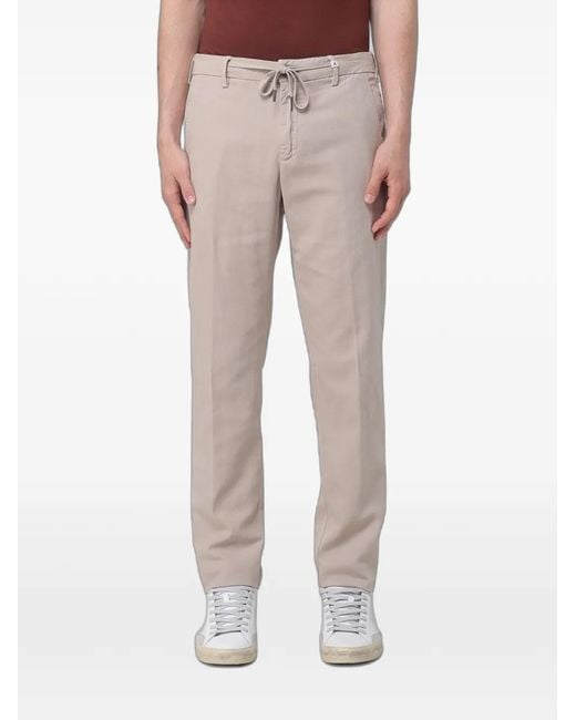 Myths Natural Drawstring Slim-Fit Trousers for men