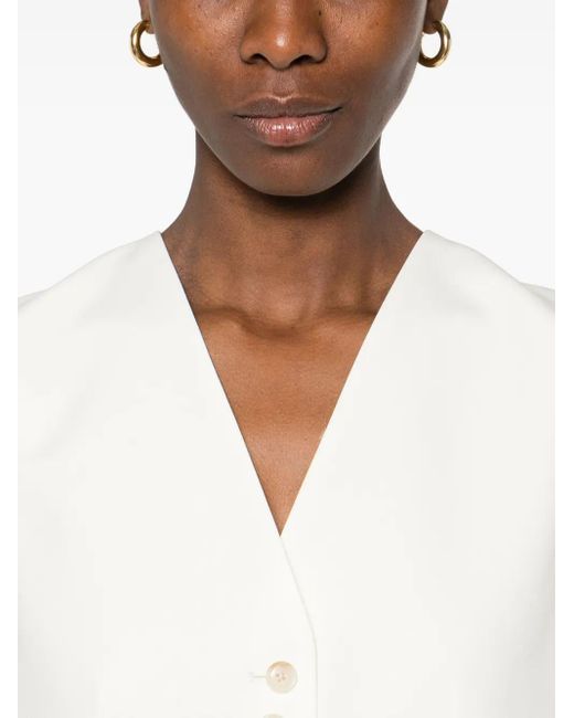 Rohe Gilet Van Scheerwol in het White