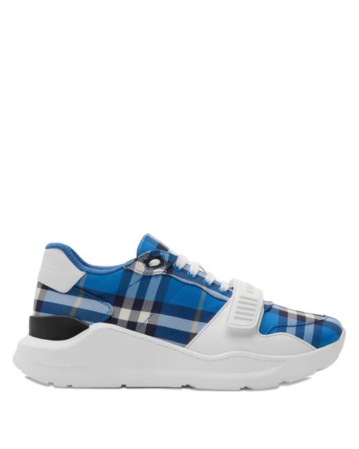 Burberry Multicolor Check Sneakers for men
