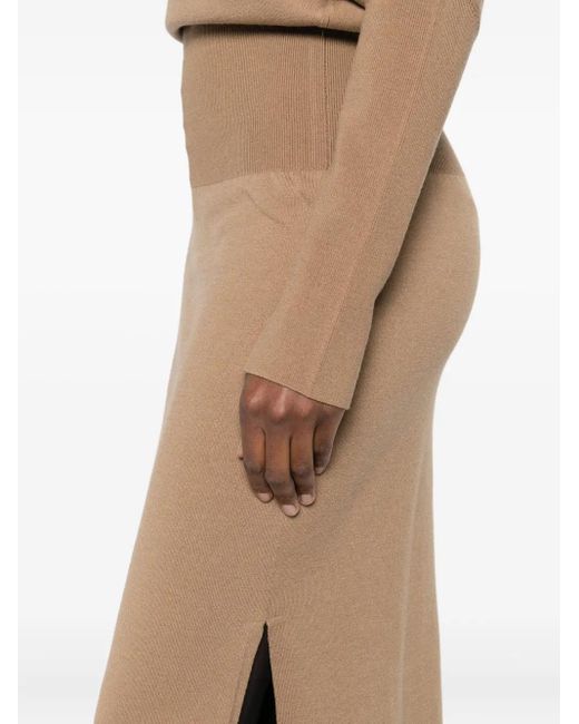 Jonathan Simkhai Natural Janese Off-Shoulder Midi Dress