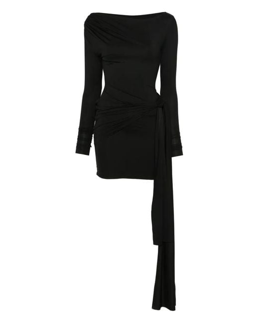 Axel 113 Black Tina Long-Sleeve Mini Dress