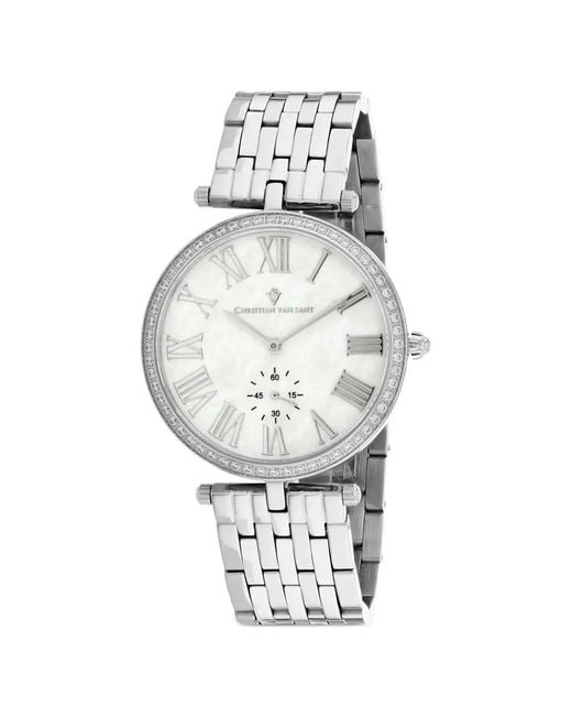 Christian Van Sant White Hush 36Mm Watch