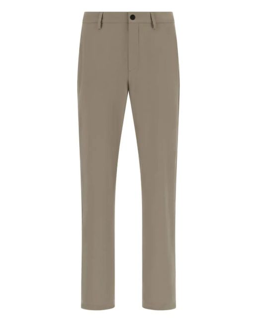 Chino B-Tech Con Vita Elasticizzata di Boggi in Gray da Uomo