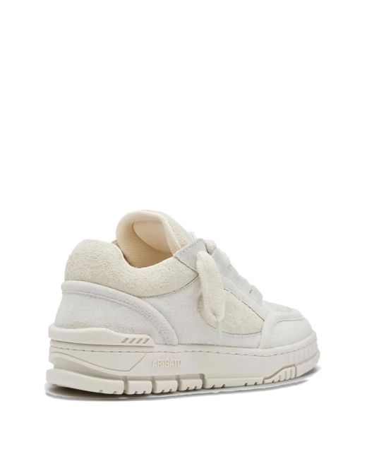 Axel Arigato White Area Loop Suede Sneakers
