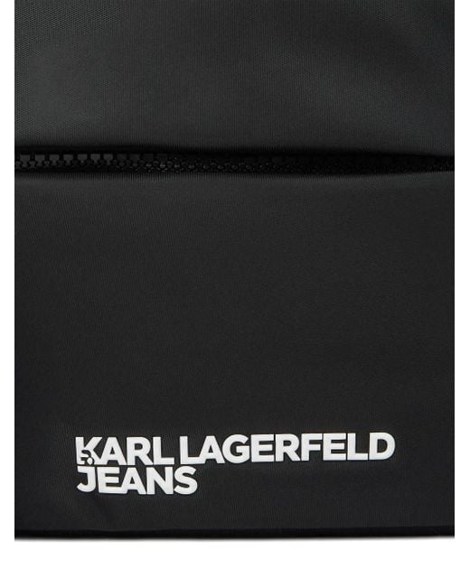 Karl Lagerfeld Black Logo Crossbody Bag
