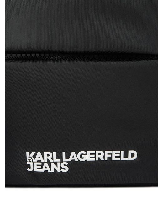 Karl Lagerfeld Black Logo Crossbody Bag