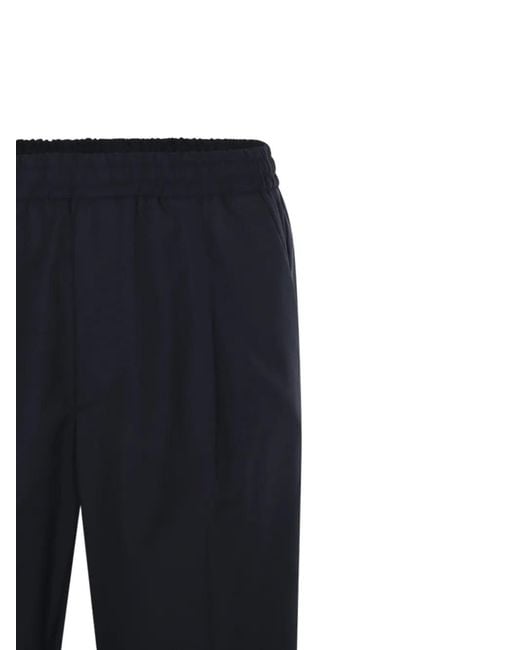 Altea Blue Elasticated Trousers for men