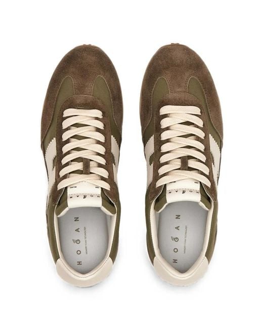 Hogan Green Sneakers Athletic