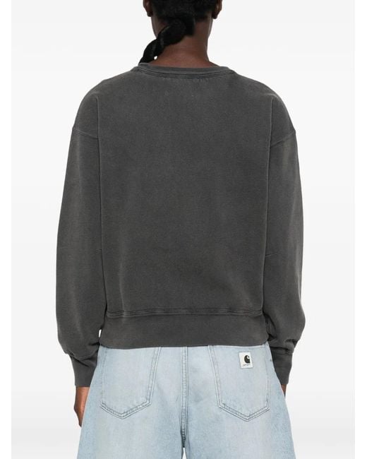 Isabel Marant Black Logo-Print Sweatshirt