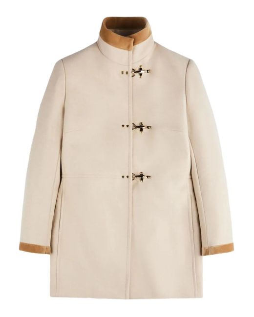 Fay Natural Long-Sleeves Coat