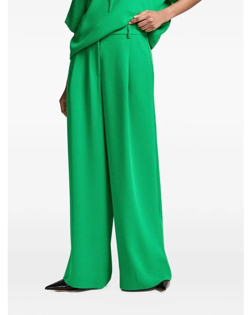 Essentiel Antwerp Green Kelsea Pleated Trousers