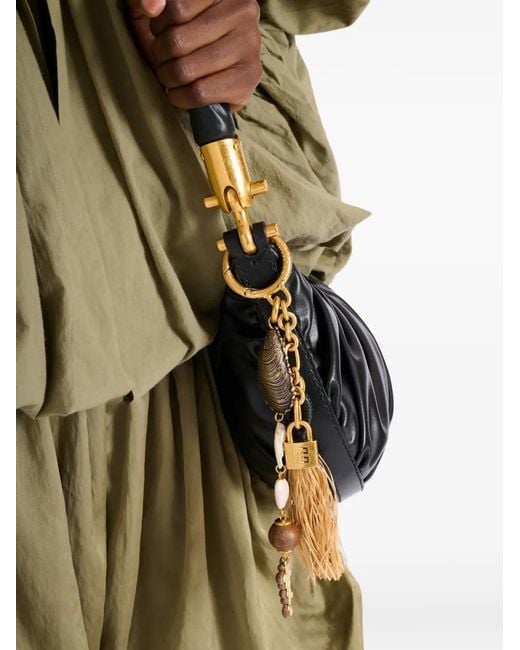 Balmain Metallic Shell Charm