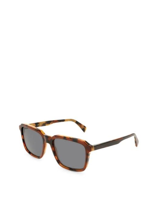 Paul Smith Black Tortoiseshell-Effect Square-Frame Sunglasses for men