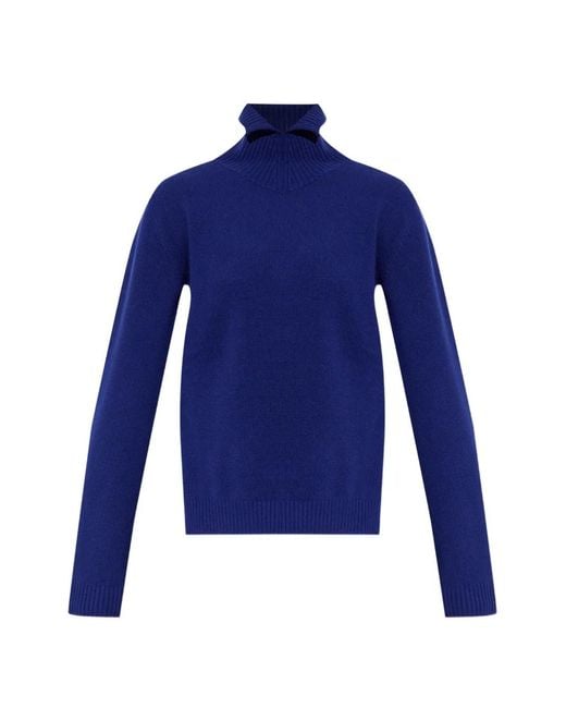 Pull À Bords Côtelés Jil Sander en coloris Blue