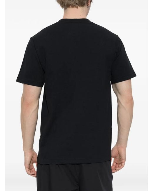 A Bathing Ape Black Camo-Print Logo-Print T-Shirt for men