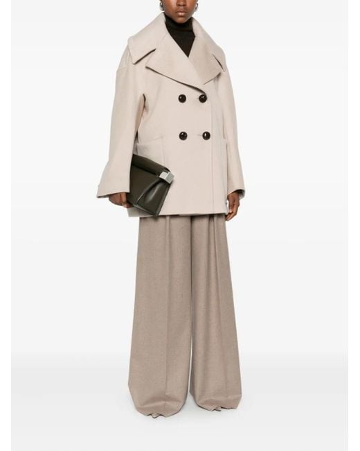 Max Mara Natural Cashmere Double-Breasted Jacket