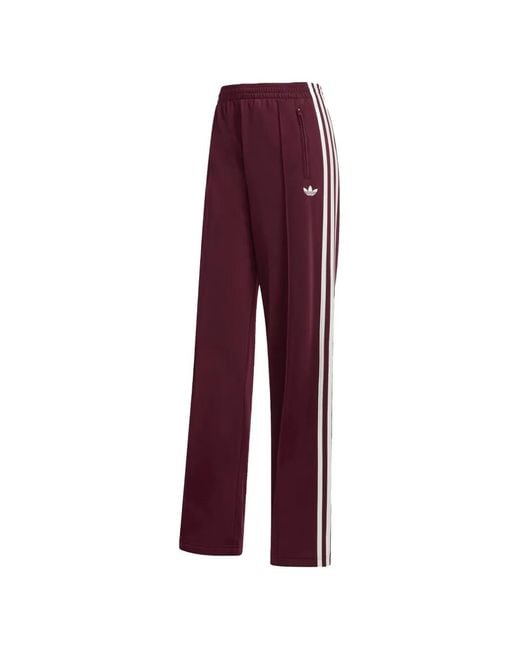 Adidas Purple Stripe Loose Trousers