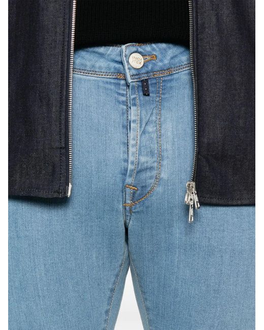 Vaqueros Slim Con Efecto Lavado Incotex de hombre de color Blue