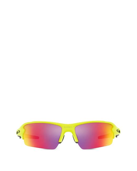 Oakley Pink Flak 2.0 Rectangle-Frame Sunglasses for men