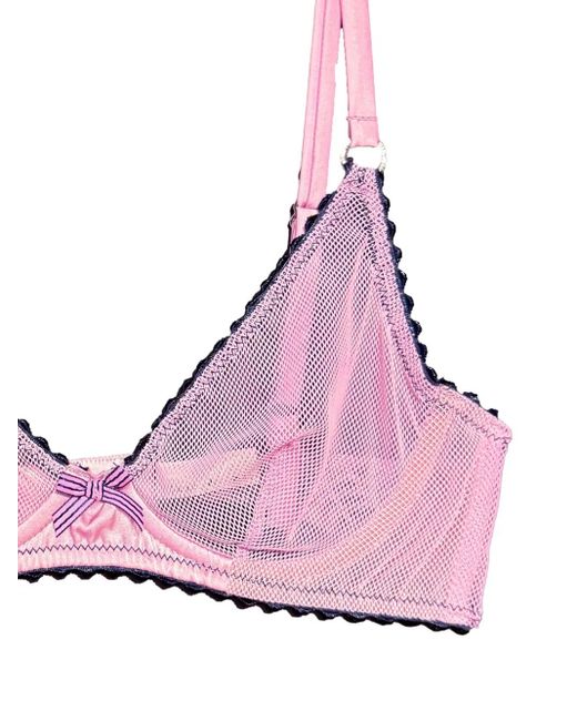Fleur du Mal Pink Sabrina Bra