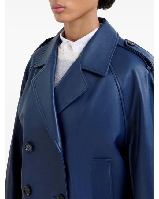 Marni Blue Double-Breasted Jacket