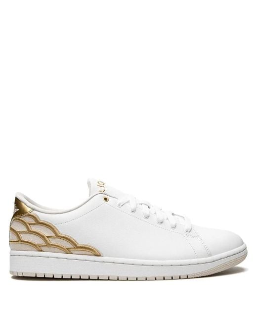 Nike White Air 1 Centre Court /Metallic/Light Ore" Sneakers