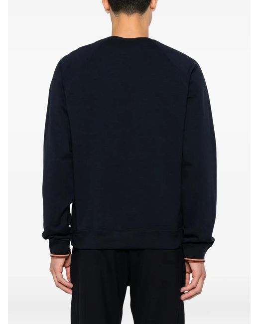 Paul Smith Blue Raglan-Sleeve Sweatshirt for men