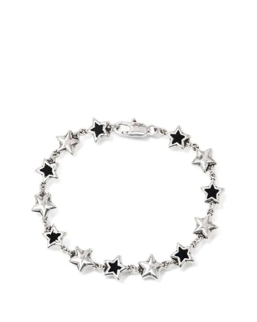 Twojeys Metallic Star-Motif Chain Bracelet for men
