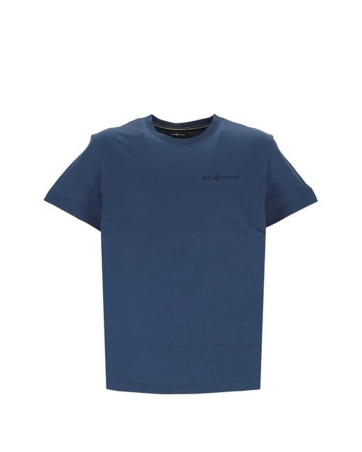 Sail Racing Blue Bowman Logo-Print T-Shirt for men