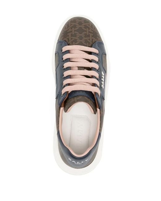 Bally Black Myron Lace-Up Sneakers