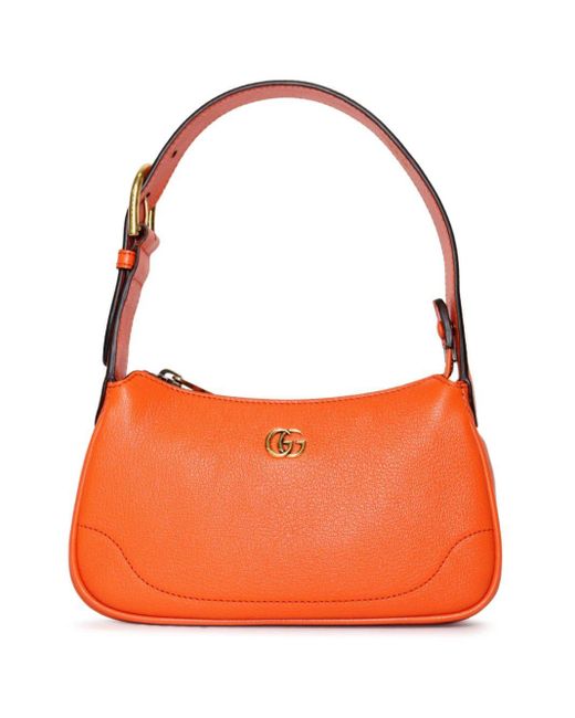 Gucci Orange Mini Aphrodite Shoulder Bag