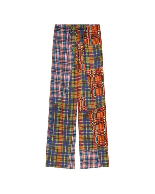 Dries Van Noten White Elasticated Viscose Pants