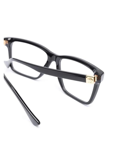 Versace Brown Square Frame Glasses for men
