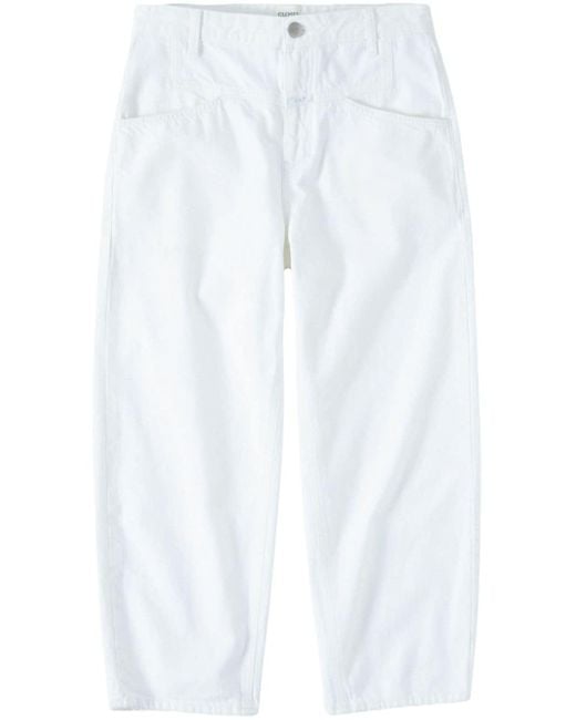 Closed White Stover-x Cropped Jeans