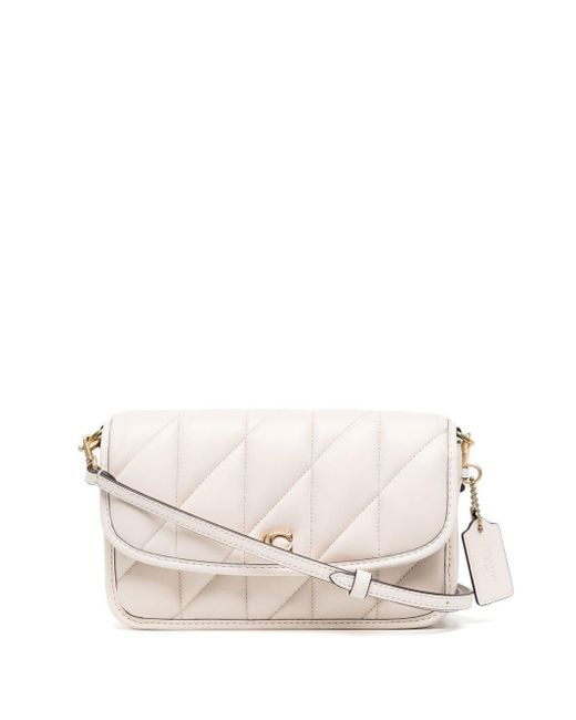 COACH Hayden Quilted Leather Crossbody Bag in Natural Lyst