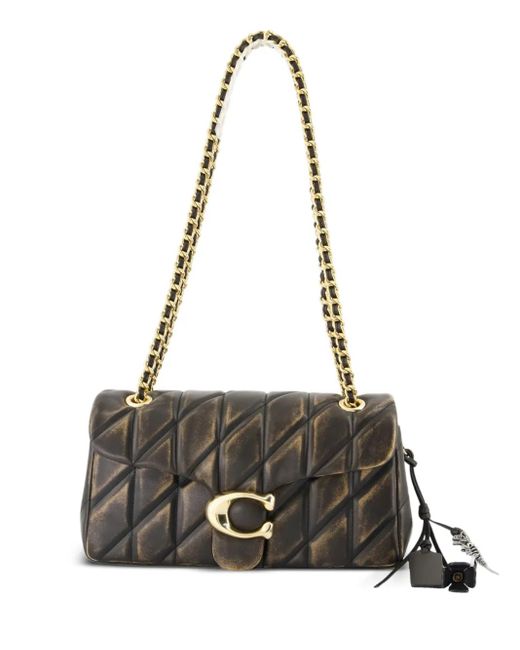COACH Brown Tabby Schultertasche 26cm