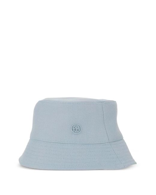 Ruslan Baginskiy Blue Logo-Embroidered Bucket Hat