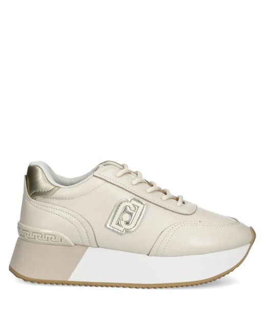 Liu Jo White Sneakers mit Plateausohle