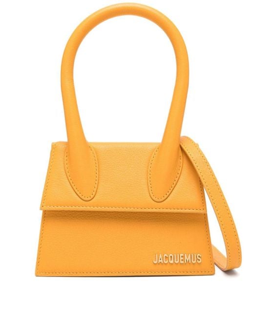Jacquemus Orange Le Chiquito Moyen Handtasche