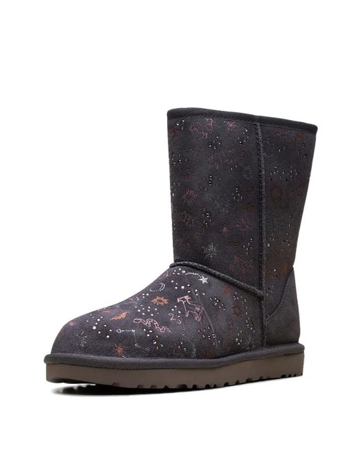 Ugg Black Zodiac Print Boots