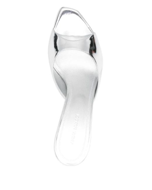 AMINA MUADDI White Alexa Slipper 95 Sandals
