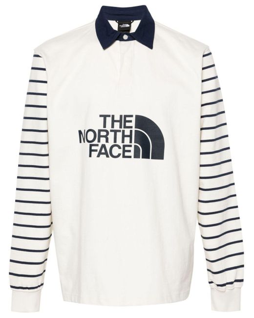 The North Face White Easy Rugby Long-sleeve Polo Shirt for men