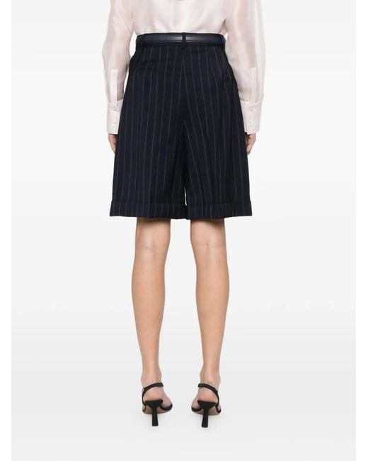 Max Mara Blue 'Era' Bermuda Shorts