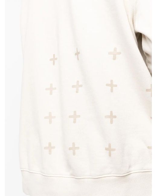 Ksubi White 4 X 4 Biggie Cotton Hoodie for men