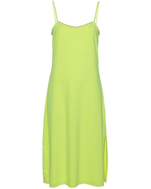 Liu Jo Midi-jurk Met Lurex-detail in het Green